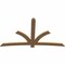 Ekena Millwork Davenport Timber Gable Bracket, Western Red Cedar, 96"W x 56"H x 1 1/2"D x 5 1/2"F, 14/12 Pitch GBW096X56X0206DAV00SWR - alternate 4